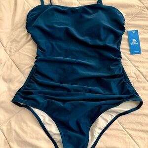 Cupshe Navy One-Piece Swimsuit